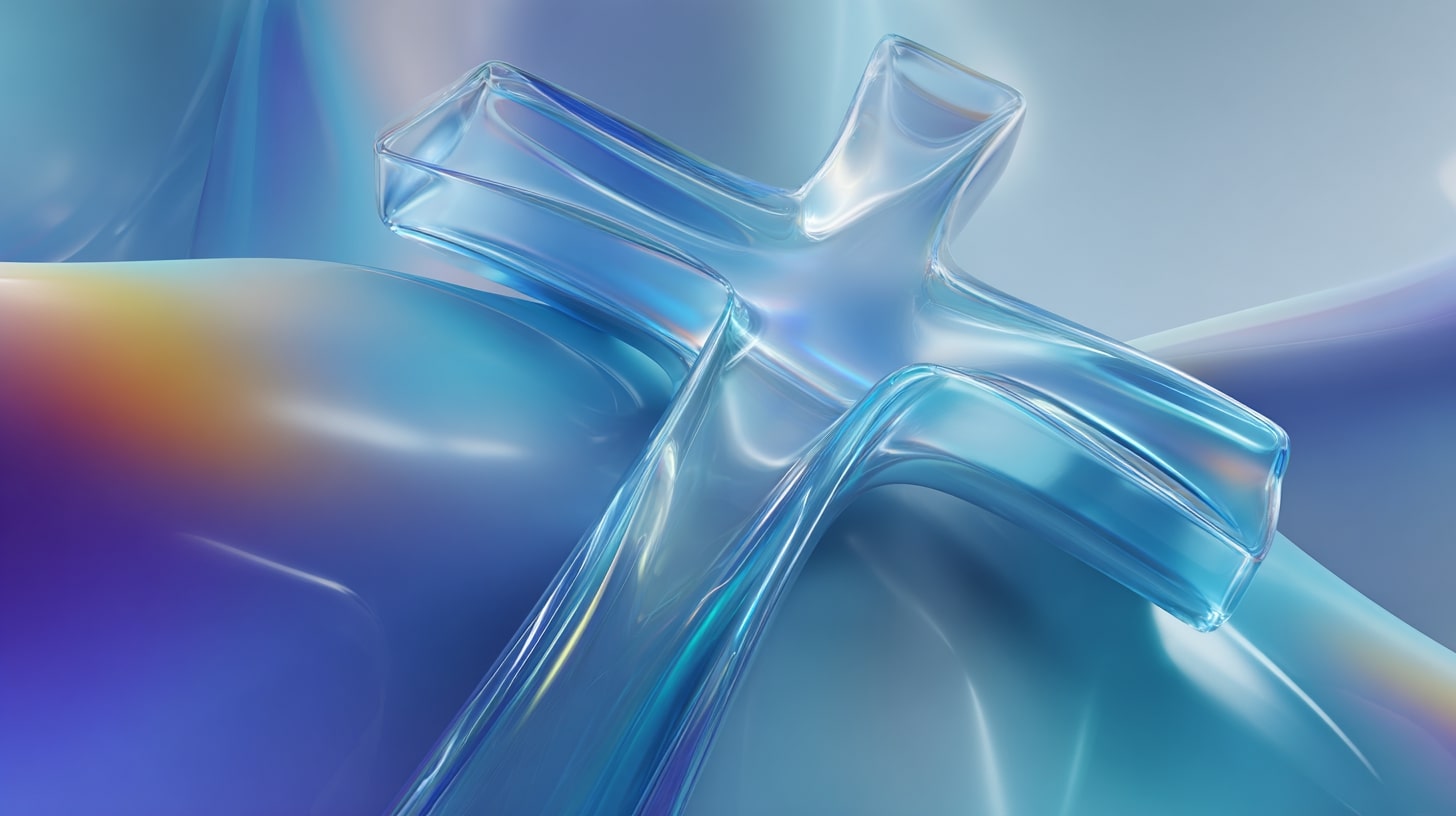 Christlicher Webdesigner - Kreuz Hintergrund