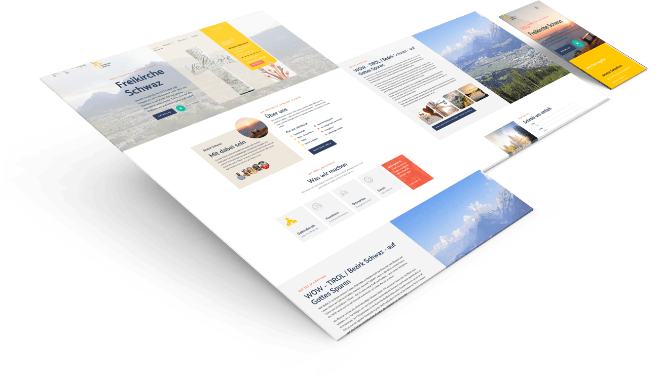 Freikirche Schwaz - Projekt von Christlicher Webdesigner