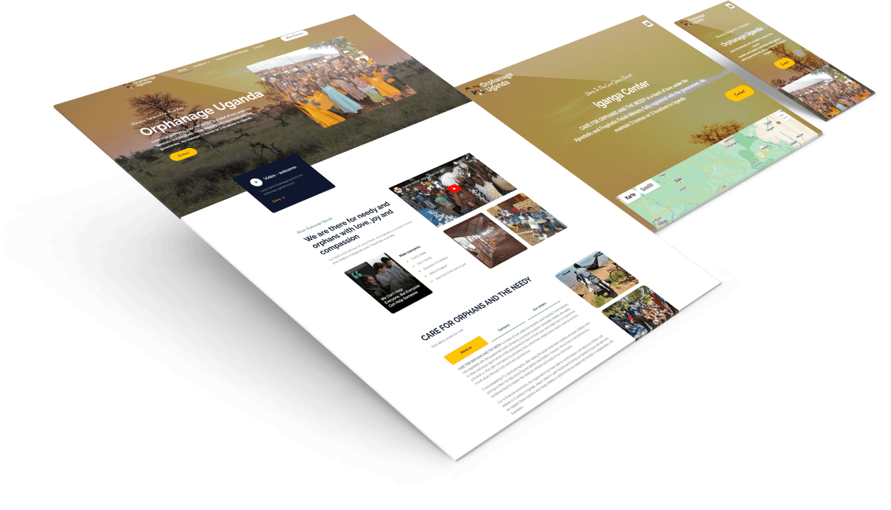 Waisenhaus Uganda Verein - Projekt von Christlicher Webdesigner